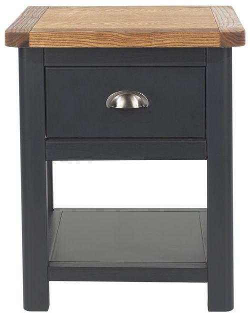 Dunkeld Blue 1 Drawer Bedside Cabinet