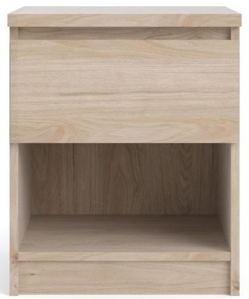 Naia Oak Effect 1 Drawer Bedside Cabinet