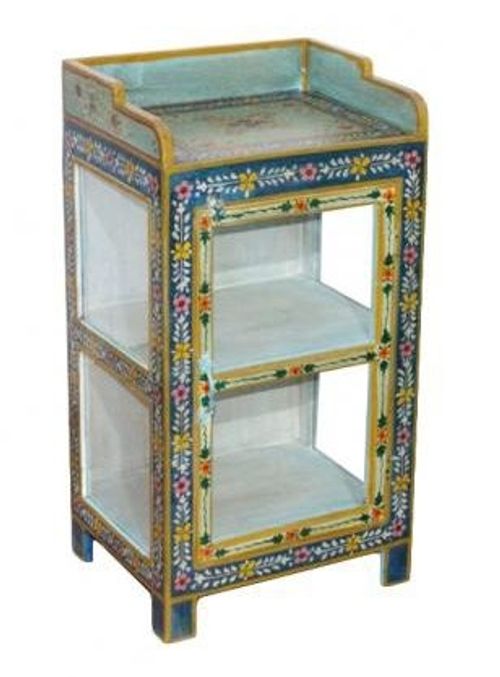 Neral Hand Painted Bedside Cabinet with 1 Shelves