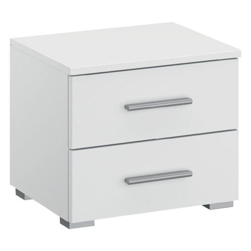 Rauch Base 2 Drawer Bedside Cabinet - Alpine White