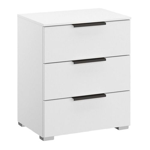 Rauch Skat Meridian 3 Drawer Bedside Cabinet - Alpine White