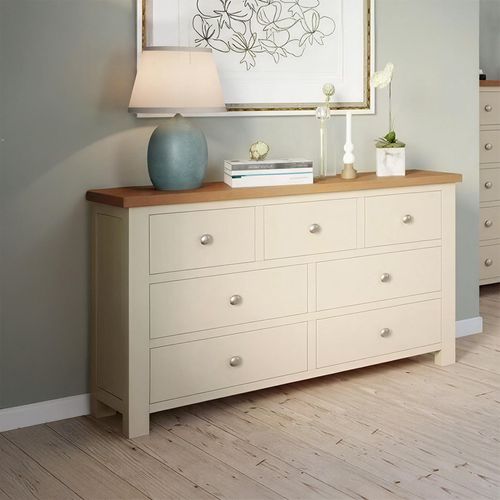 Lundy Chest - 3+4 Drawer - Ivory Painted