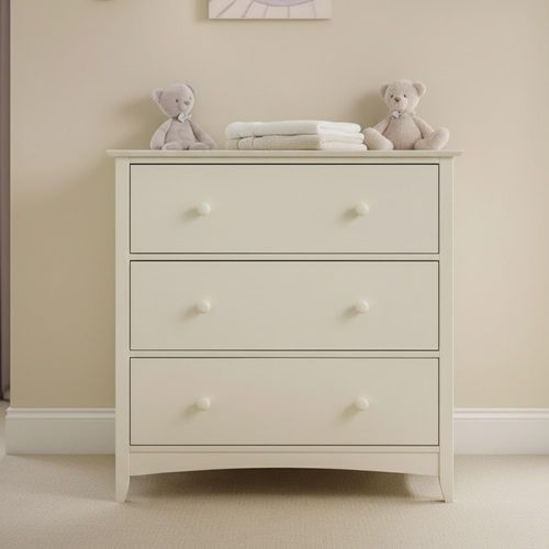 Cameo Chest of Drawers - 3 Drawer - Small - White