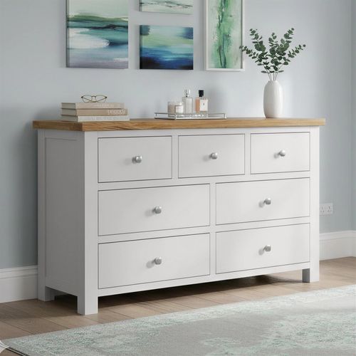 Lundy Chest - 3+4 Drawer - Grey Painted