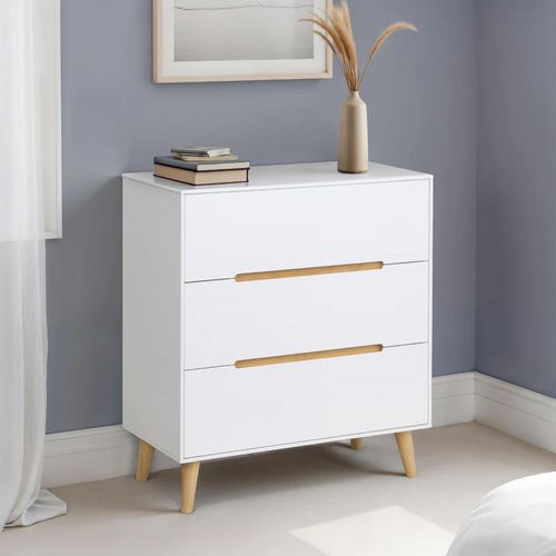 Alicia White Small Chest - 3 Drawer