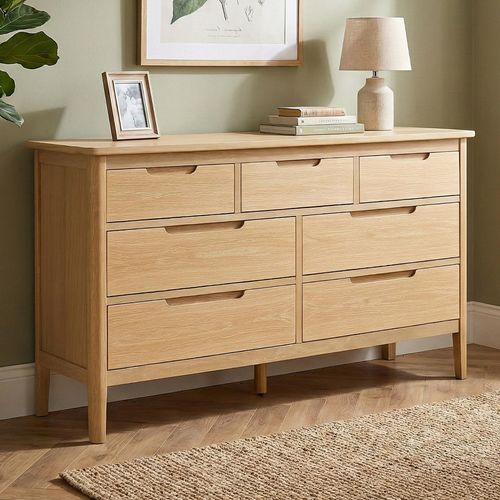 Twyford Wide Chest - 3+4 Drawer - Oak