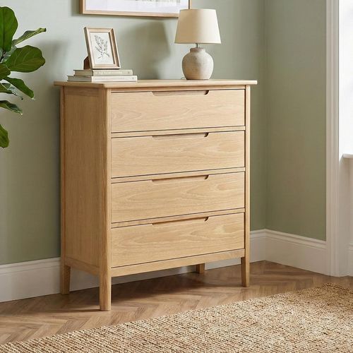 Twyford Chest - 4 Drawer Wide - Oak