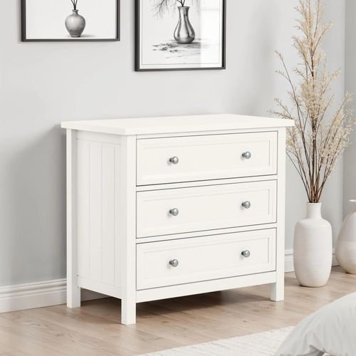 Maine Chest of Drawers - 3 Drawer - Small - White