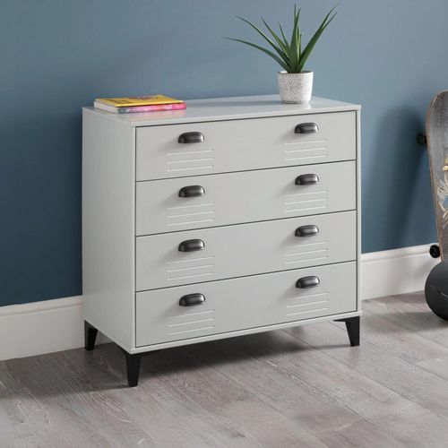 Lakers Grey Chest of Drawers - 4 Drawer