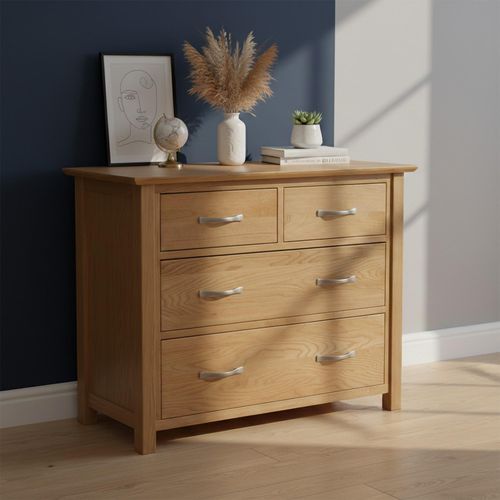 Nimbus Chest - 2+2 Drawer - Oak