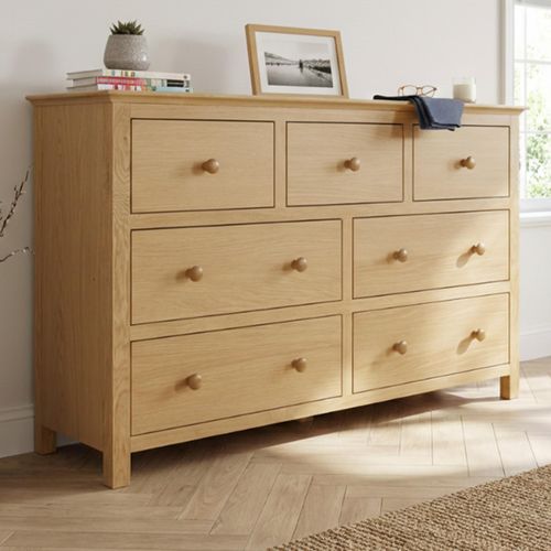 Arlington Chest - 3+4 Drawer - Oak