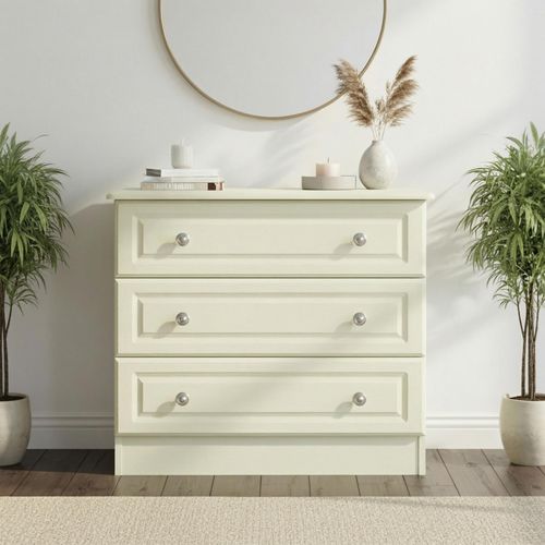 Pembroke Cream 3 Drawer Small Chest