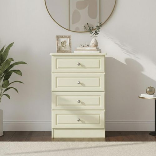 Pembroke Cream 4 Drawer Midi Chest