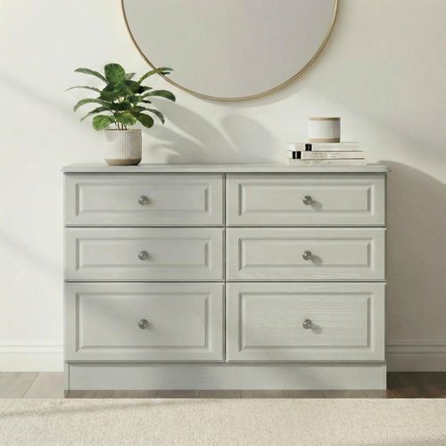 Pembroke Cashmere 6 Drawer Midi Chest