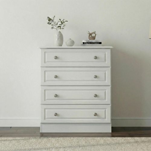 Pembroke White 4 Drawer Chest