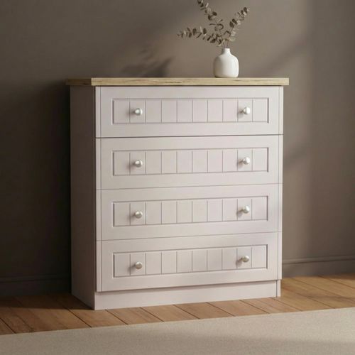 Vienna Chest - 4 Drawer - Cashmere