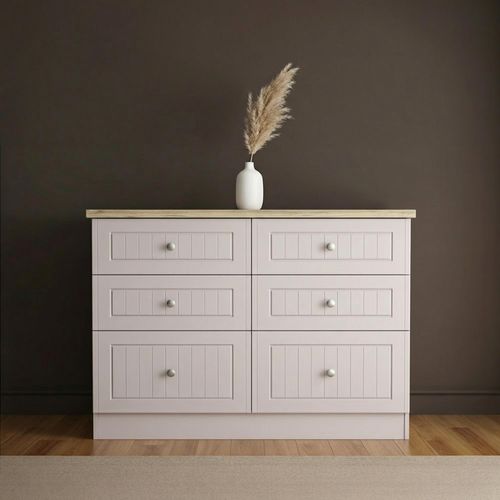 Vienna Chest - 6 Drawer - Midi - Cashmere