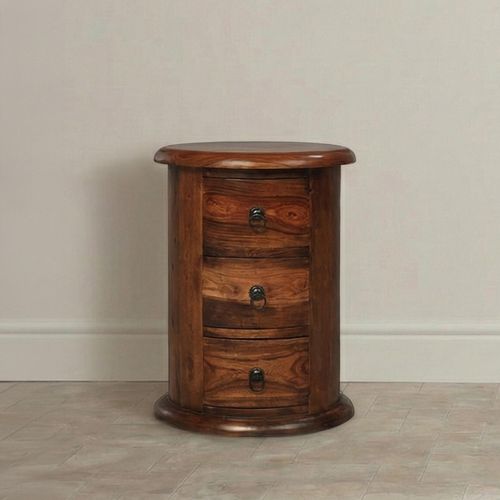 Indian Sheesham 3 Drawer Drum Chest