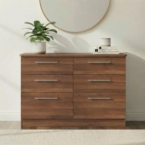 Sherwood Midi Chest - 6 Drawer - Walnut