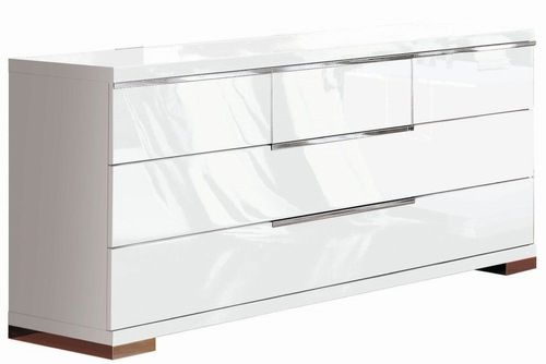 Asti Wide Dresser - White Gloss