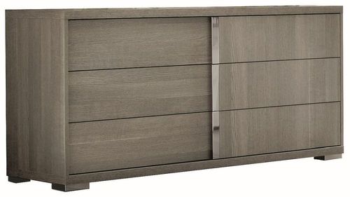 Tivoli Wide Dresser - 6 Drawer - Grey Wood