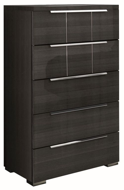 Versilia Chest - 5 Drawer - Black