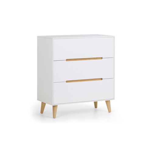 Alicia White 3 Drawer Small Chest