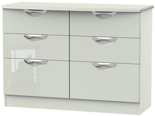 Camden Cashmere 6 Drawer Midi Chest