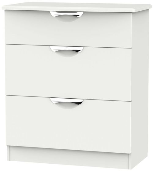 Camden Grey 3 Drawer Deep Chest