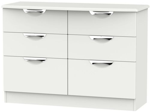 Camden Grey 6 Drawer Midi Chest