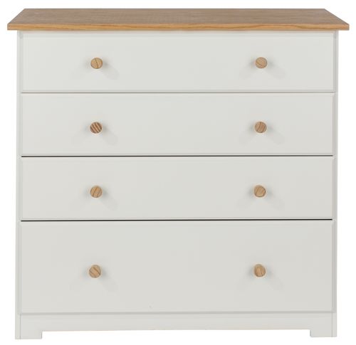 Colorado White 4 Drawer Chest