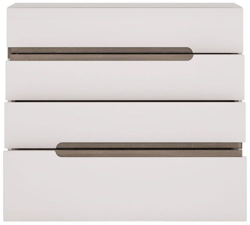 Chelsea White Gloss 4 Drawer Chest