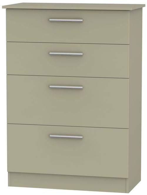 Contrast Mushroom 4 Drawer Deep Chest