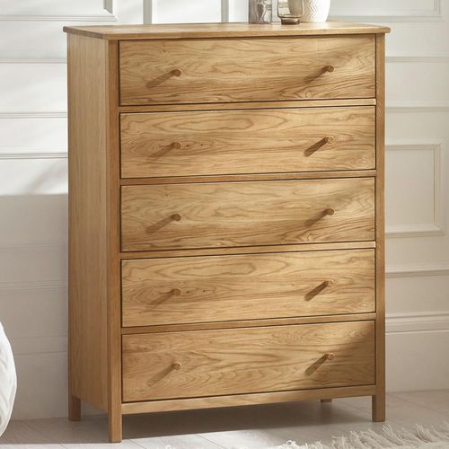 Coxmoor Chest of Drawers - 5 Drawer - Oak