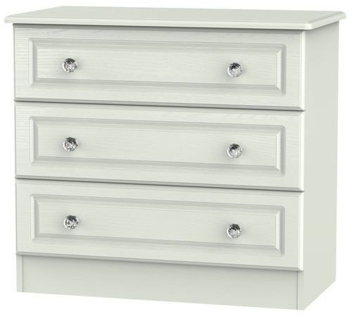 Crystal Cashmere 3 Drawer Small Chest