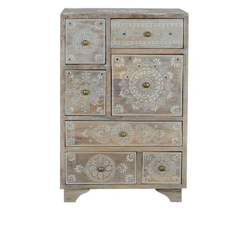 Dolap Chest - Mango Wood - Painted - Multi Drawer