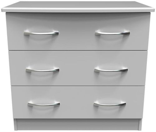 Eve Grey 3 Drawer Small Chest