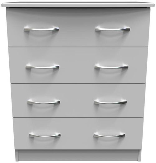 Eve Grey 4 Drawer Chest