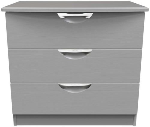 Flora Grey Ash 3 Drawer Small Chest