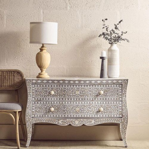 Fusion Chest - 2 Drawer - Grey Inlay