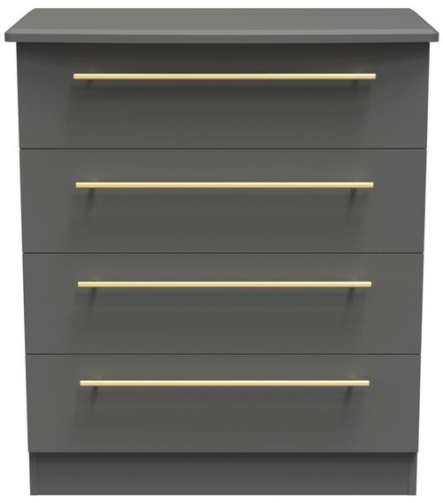Haworth Grey 4 Drawer Chest