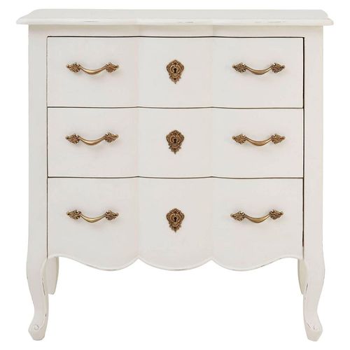 Loire Chest - 3 Drawer - White