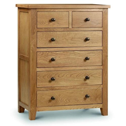 Marlborough Oak 4+2 Drawer Chest