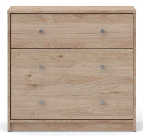 May Oak Effect 3 Drawer Small Chest