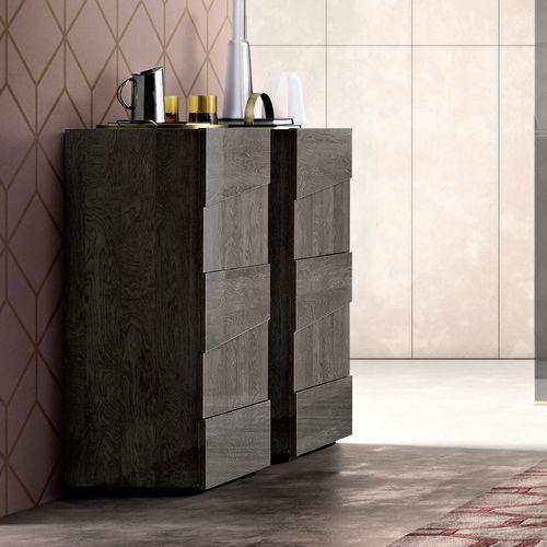 Tekno Chest - 5 Drawer - Midi - Silver Birch