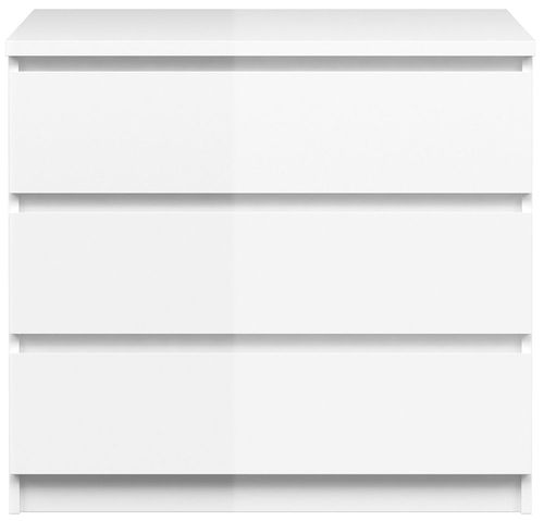 Naia White Gloss 3 Drawer Small Chest
