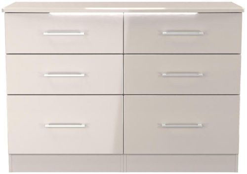 Paris Cashmere 6 Drawer Midi Chest