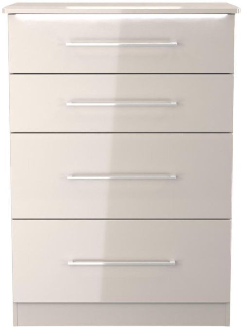 Paris Cashmere Gloss 4 Drawer Deep Chest