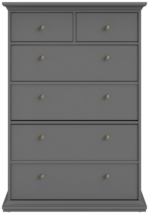Paris Grey 2+4 Drawer Chest