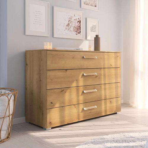 Rauch Evelyn 4 Drawer Wide Chest - Wild Oak